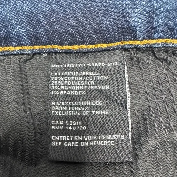 Tribal Brooke Cuffed Palazzo Jeans - Picture 6 of 12